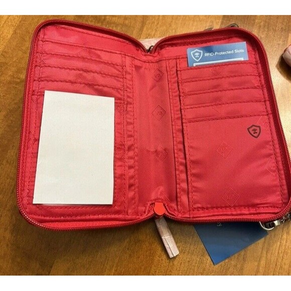 Vera Bradley Retired Rumba All In One Crossbody Wallet Purse - Picture 4 of 11